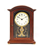 Mahogany Electromagnetic Mantel Clock by Eureka Clock Co